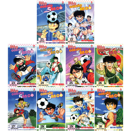 combo manga - itto - cơn lốc sân cỏ: tập 21 - 30 (bộ 10 tập)