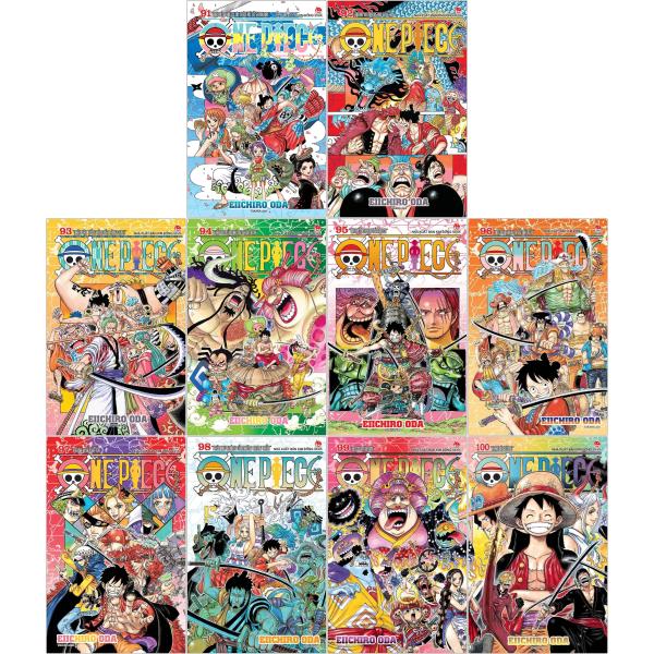 combo manga - one piece: tập 91 - 100 (bộ 10 tập)