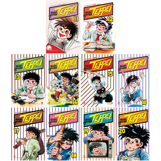 combo manga - siêu quậy teppei: tập 11 - 20 (bộ 10 tập)