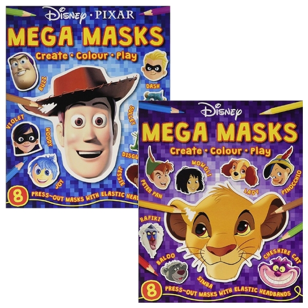 combo mega masks - create - colour - play