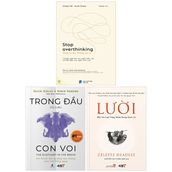 Combo Sách Bớt Nghĩ, Bớt Lo và Bớt Mệt