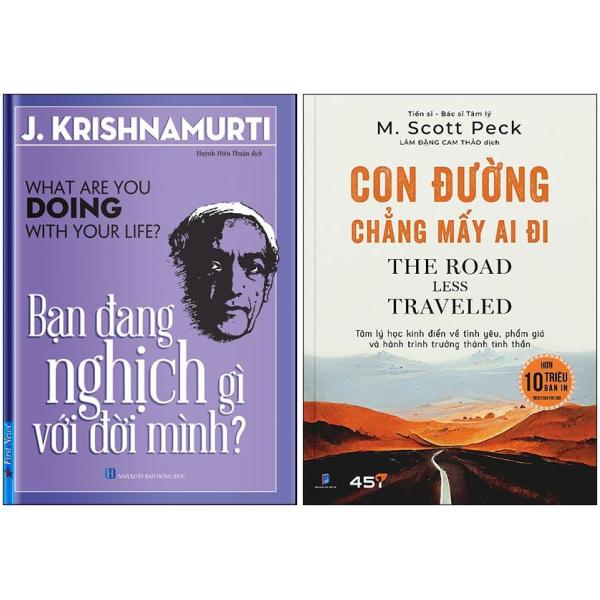 combo sách con đường chẳng mấy ai đi + bạn đang nghịch gì với đời mình? (bộ 2 cuốn)