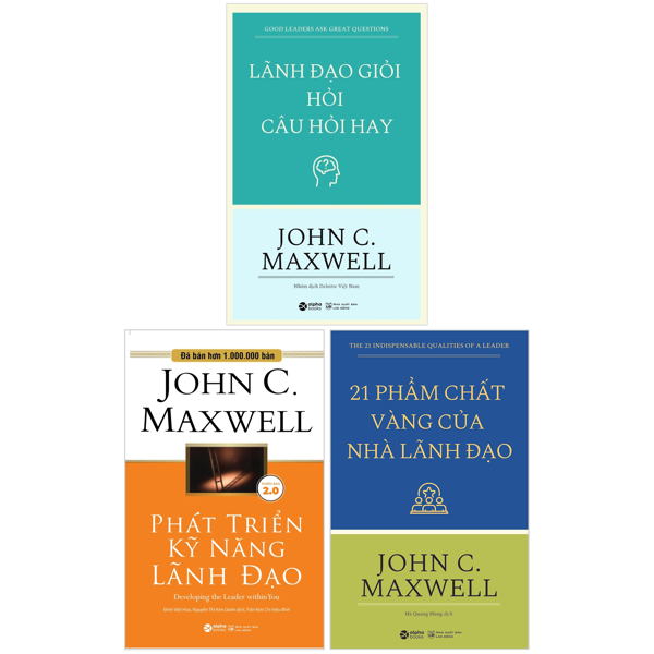 combo sách lãnh đạo của john c.maxwell (bộ 3 cuốn)