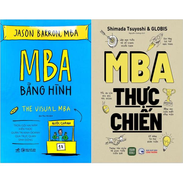 combo sách mba thực chiến + mba bằng hình - the visual mba (bộ 2 cuốn)