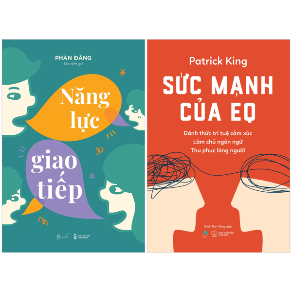 Combo Sach Nang Luc Giao Tiep + Suc Manh Cua EQ - Danh Thuc Tri Tue Cam Xuc - Lam Chu Ngon Ngu - Thu Phuc Long Nguoi (Bo 2 Cuon)