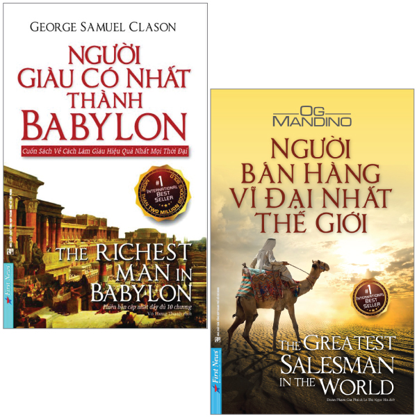 combo sách người giàu có nhất thành babylon + người bán hàng vĩ đại nhất thế giới (bộ 2 cuốn)