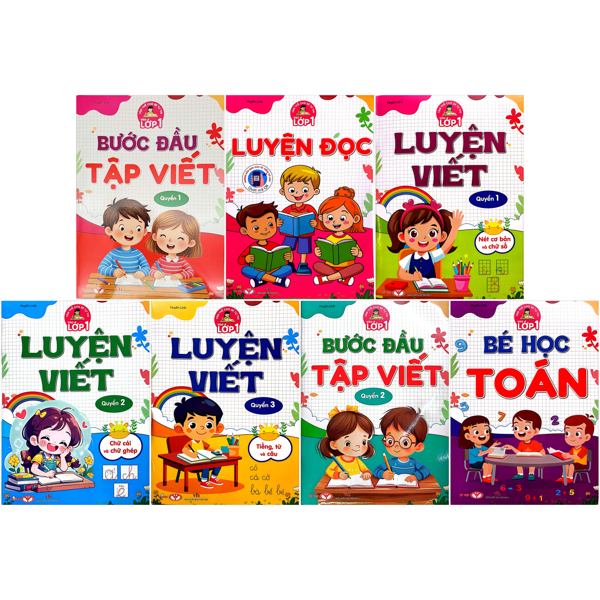 Combo Sách Tâm Thế Cho Bé Tự Tin Vào Lớp 1 (Bộ 7 Cuốn)