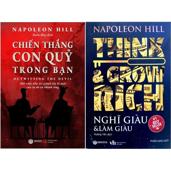 combo sách think and grow rich - nghĩ giàu và làm giàu + chiến thắng con quỷ trong bạn (bộ 2 cuốn)