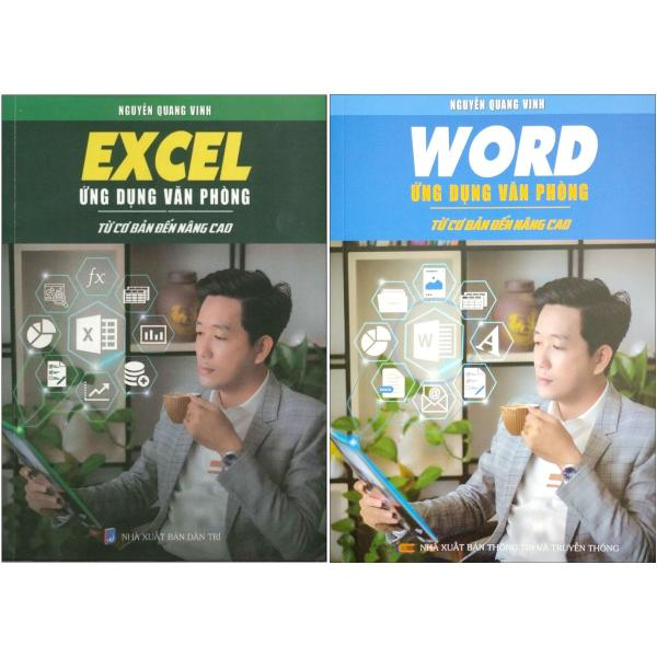 combo sách word ứng dụng văn phòng + excel ứng dụng văn phòng (bộ 2 cuốn)