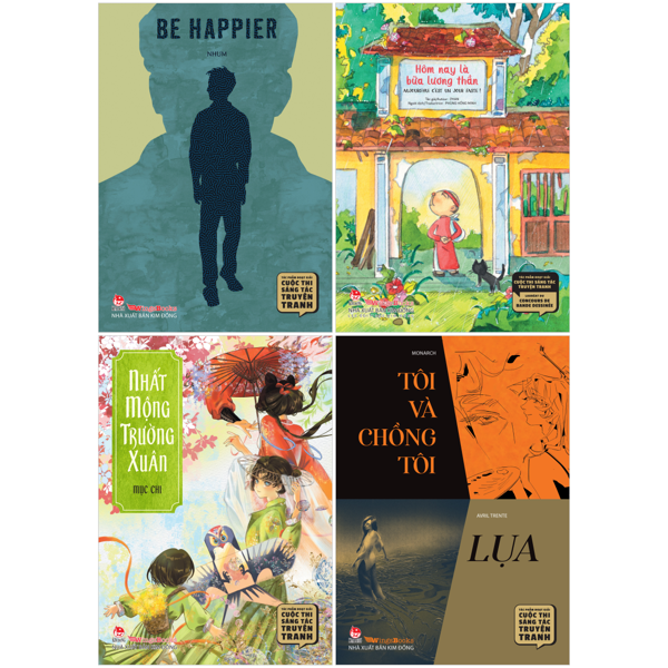 Combo Tác Phẩm Đoạt Giải Cuộc Thi Sáng Tác Truyện Tranh (Bộ 4 Cuốn)