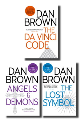 combo the da vinci code - the lost symbol - angels and demons