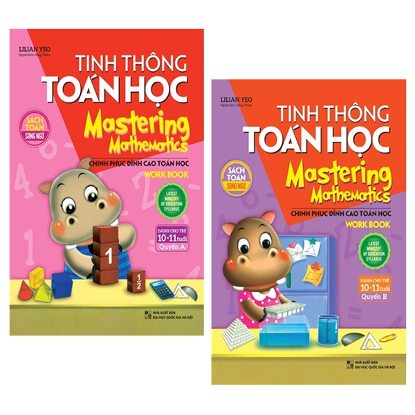 combo tinh thông toán học - mastering mathematics - dành cho trẻ 10-11 tuổi - quyển a và b (bộ 2 quyển)