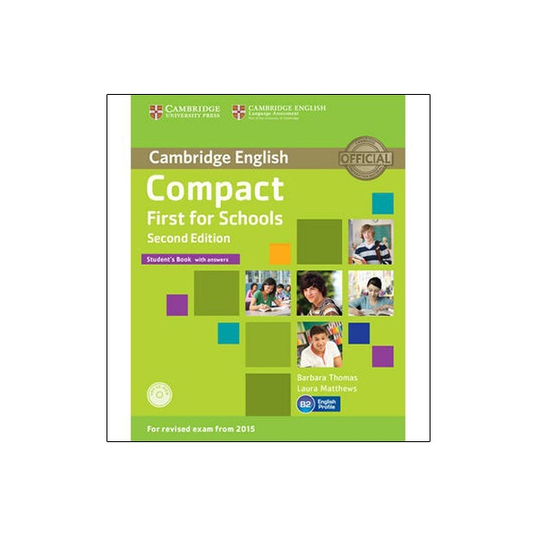 compact first for schools student's book with answers with cd-rom