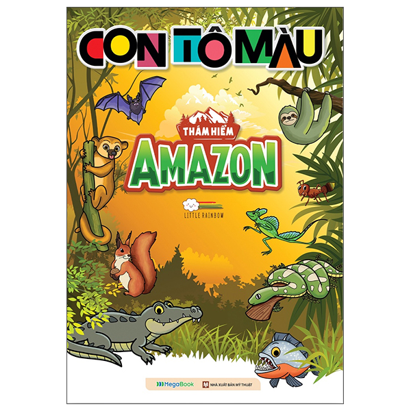 con tô màu - thám hiểm amazon