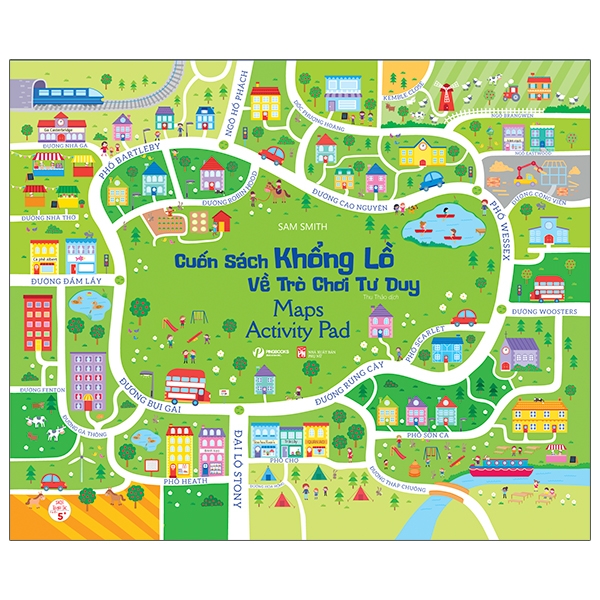 cuốn sách khổng lồ về trò chơi tư duy - maps activity pad (tái bản 2023)