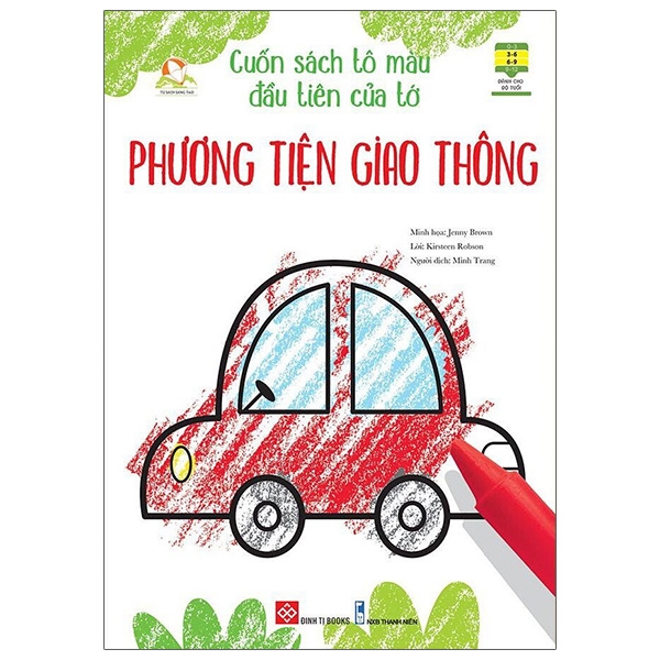 cuốn sách tô màu đầu tiên của tớ - phương tiện giao thông