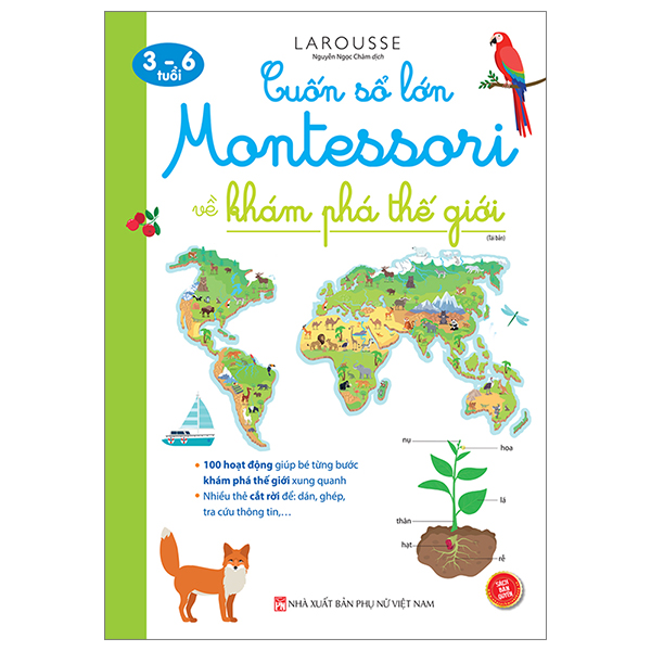 cuốn sổ lớn montessori - về khám phá thế giới (tái bản 2023)