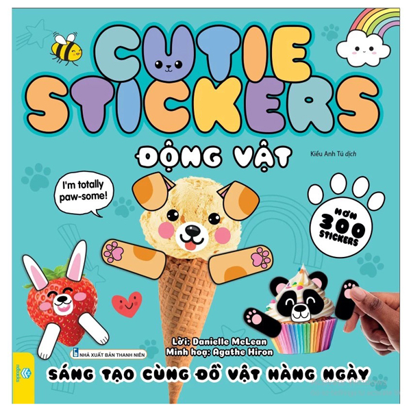 Cutie Stickers - Dong Vat - Sang Tao Cung Do Vat Hang Ngay