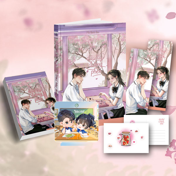 dâu tây đường phèn - tặng kèm bookmark + postcard có chữ kí tác giả + standee + sổ xé