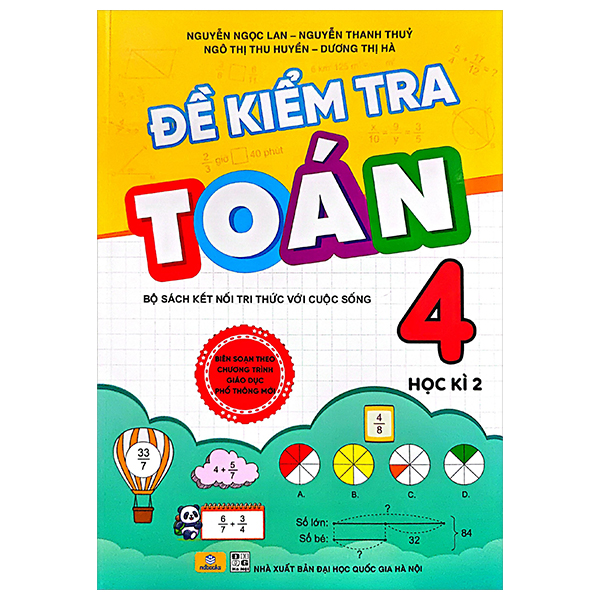 đề kiểm tra toán 4 - học kì 2 (kết nối tri thức với cuộc sống)