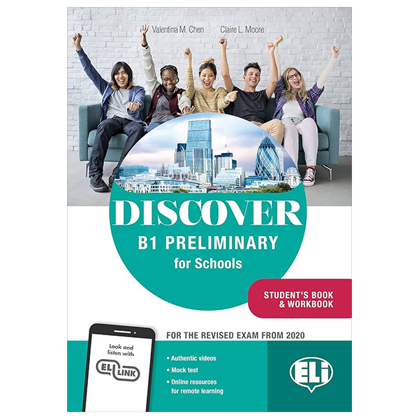 discover b1 preliminary for schools - studentℹs book & workbook - digital book downloadable audio files