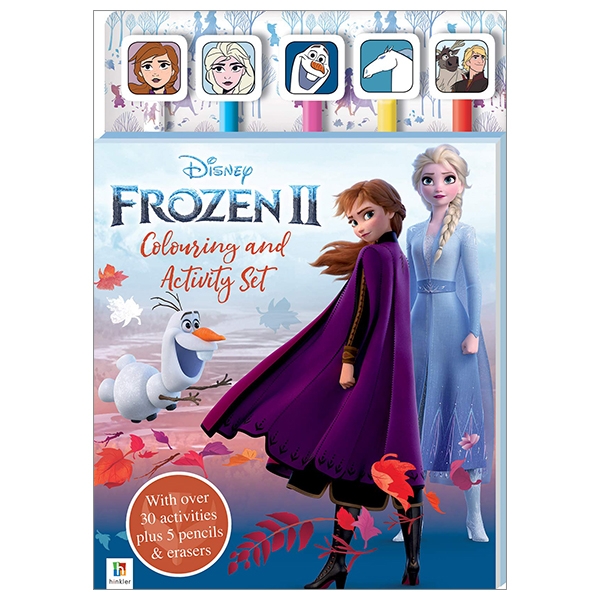 disney frozen 2 colouring & activity set