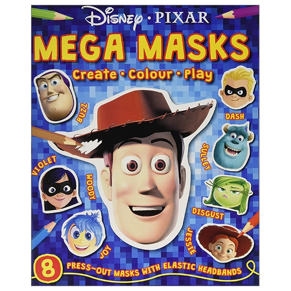 disney pixar - mixed: mega masks (press-out masks disney)