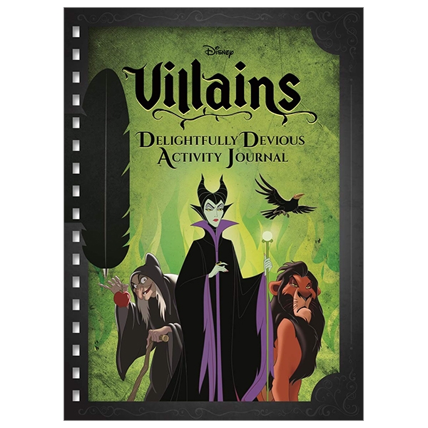 disney villains delightfully devious activity journal (magnet pen journal)