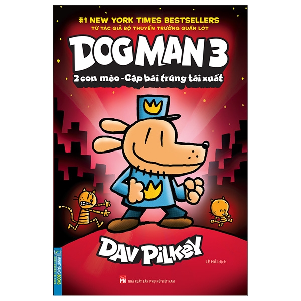 dog man 3 - 2 con mèo - cặp bài trùng tái xuất