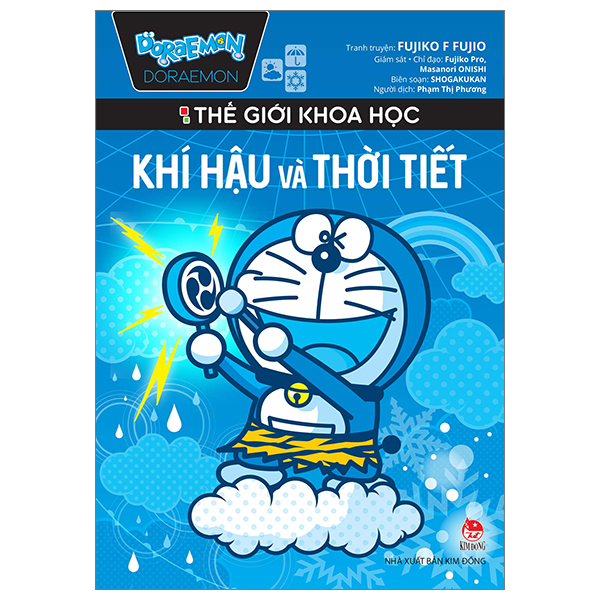 doraemon - thế giới khoa học - khí hậu và thời tiết (tái bản 2023)