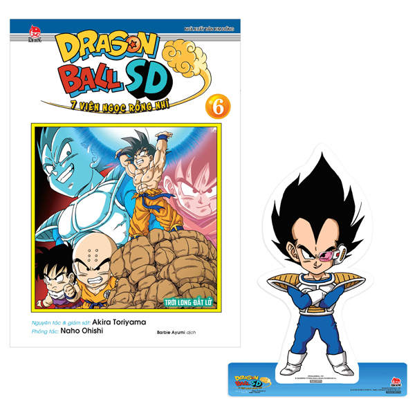 dragon ball sd - 7 viên ngọc rồng nhí - tập 6 - trời long đất lở - tặng kèm standee