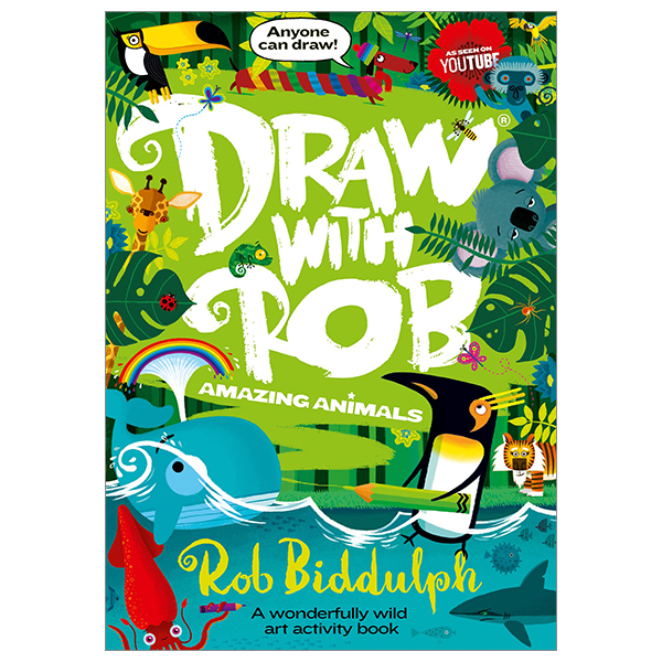 draw with rob: amazing animals