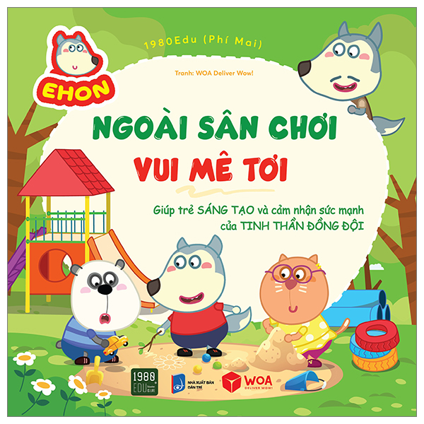 ehon wolfoo - ngoài sân chơi vui mê tơi