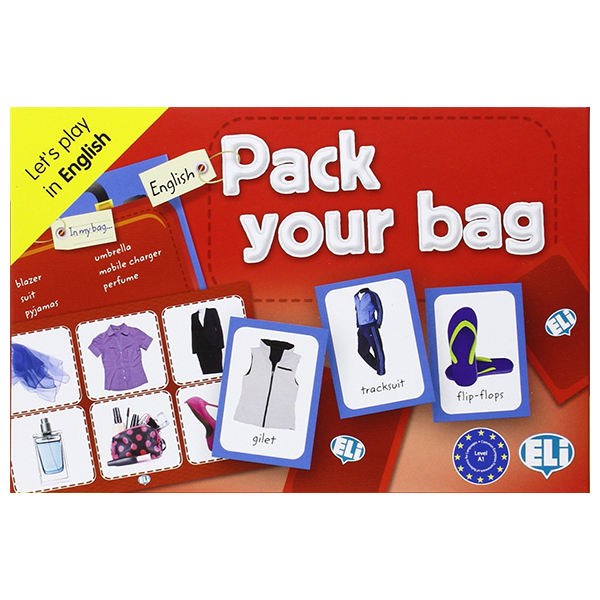 eli language games - pack your bag