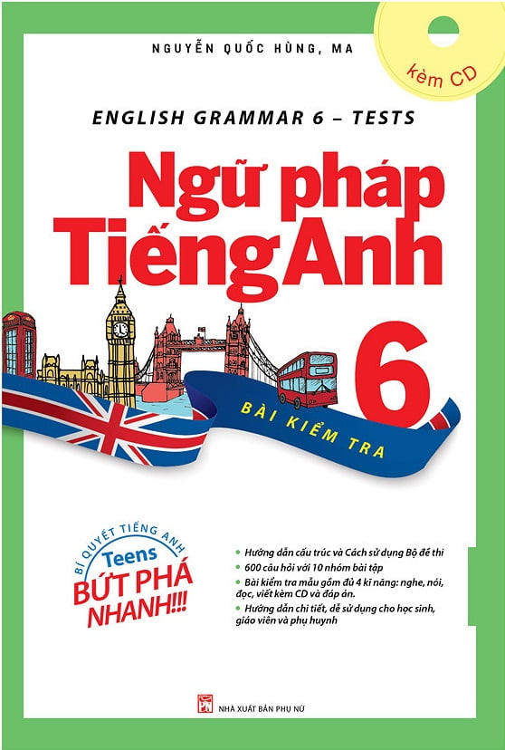 english grammar - ngữ pháp tiếng anh 6 (bài kiểm tra)