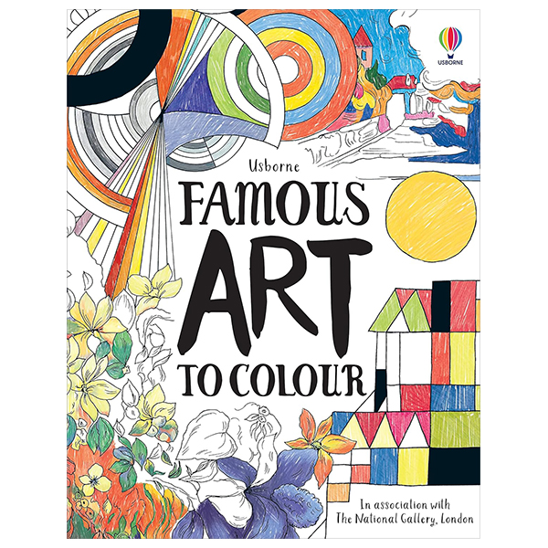 famous art to colour