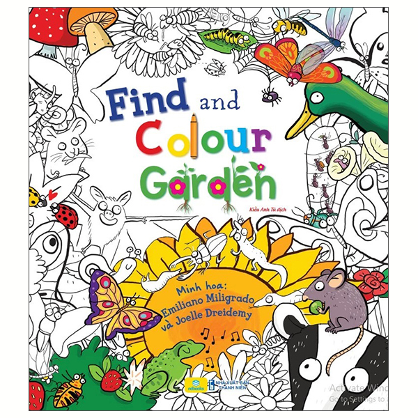 Find And Colour - Garden