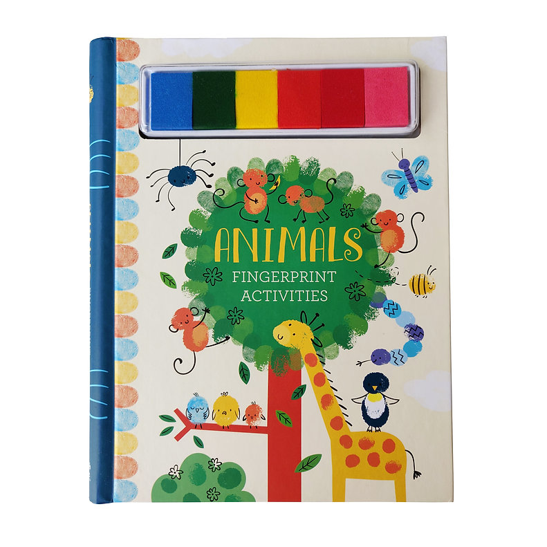 finger print books - animals