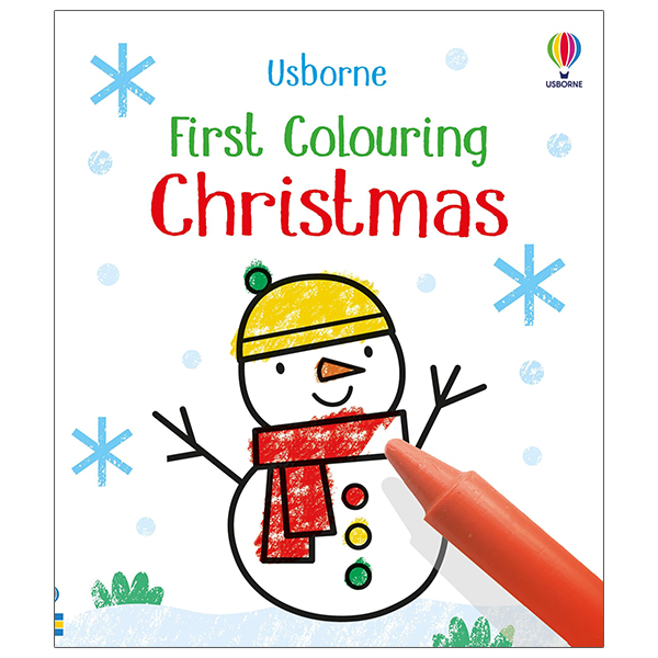 first colouring christmas