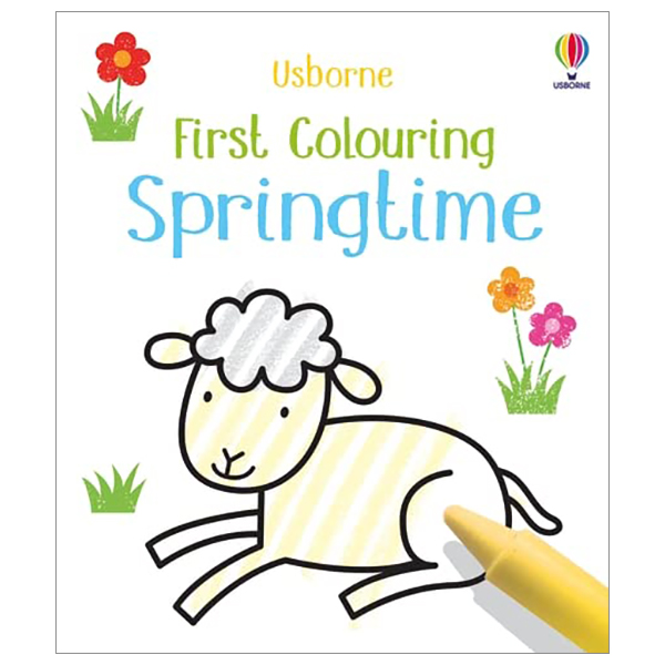 first colouring springtime