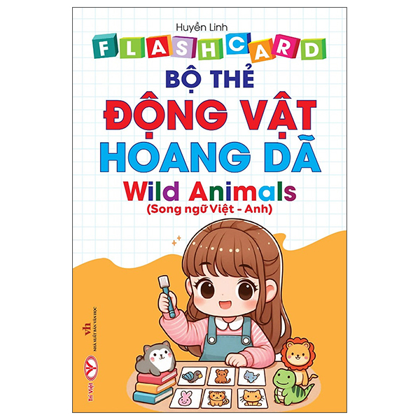 Flash Card - Bo The Dong Vat Hoang Da - Wild Animals - Song Ngu Viet-Anh