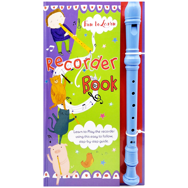 fun to learn recorder book - blue