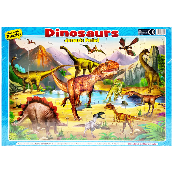 fun with puzzles: dinosaurs jurassic period