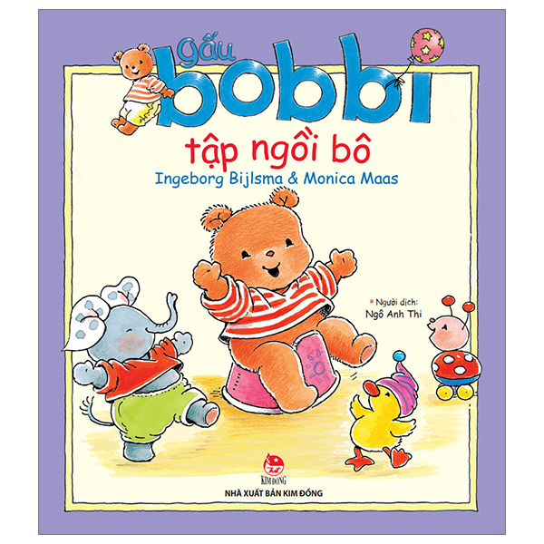 gấu bobbi tập ngồi bô