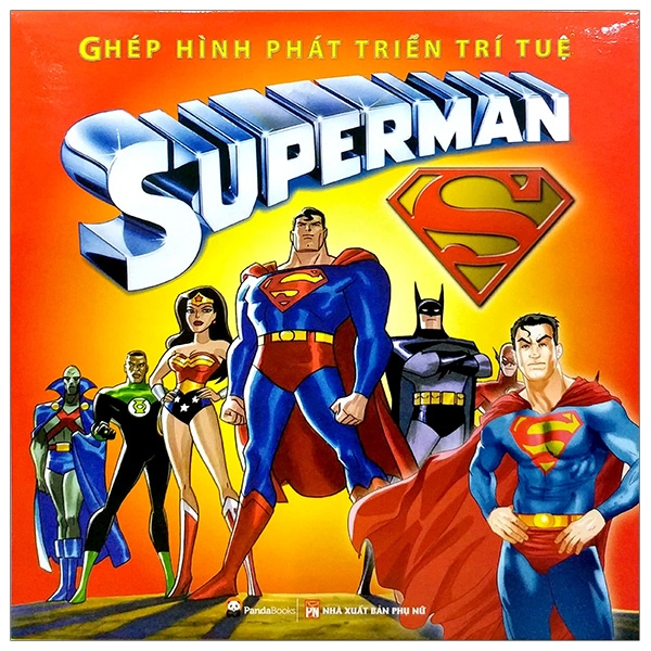 ghép hình phát triển trí tuệ - superman (tái bản 2019)