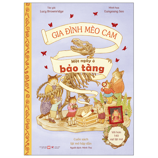 Gia Đình Mèo Cam - Một Ngày Ở Bảo Tàng - Bìa Cứng