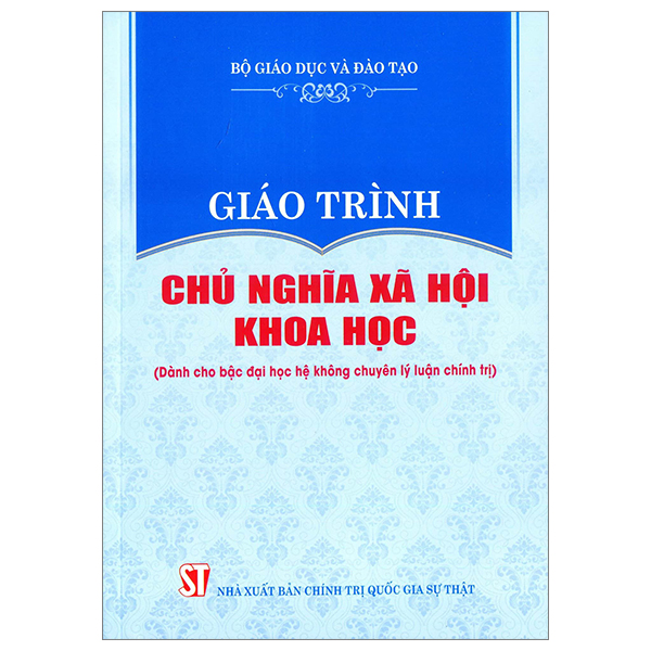 giáo trình chủ nghĩa xã hội khoa học (dành cho bậc đại học hệ không chuyên lý luận chính trị)