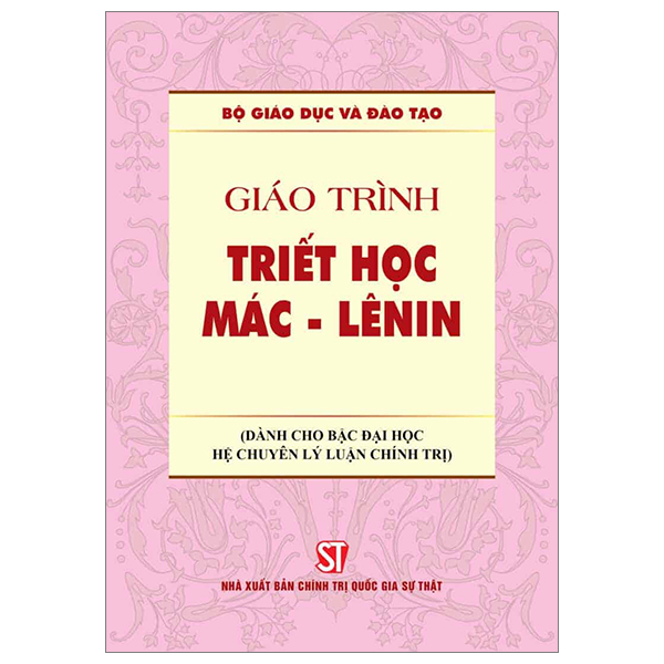 giáo trình triết học mác-lenin (dành cho bậc đại học hệ chuyên lý luận chính trị)