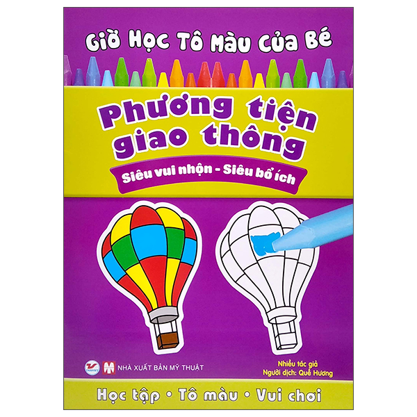 giờ học tô màu của bé - phương tiện giao thông (siêu vui nhộn - siêu bổ ích)