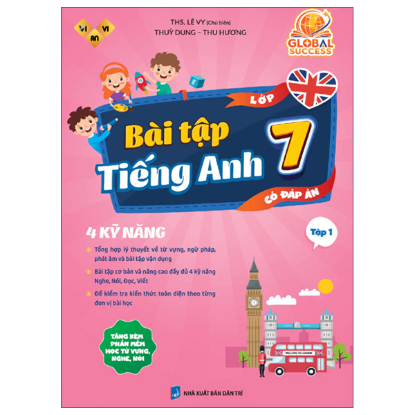 Global Success - Bài Tập Tiếng Anh 7 - 4 Kỹ Năng - Tập 1 (Có Đáp Án) (Tái Bản 2026)